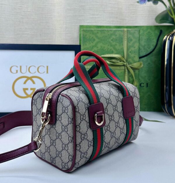 Mini GG handbag beige-red