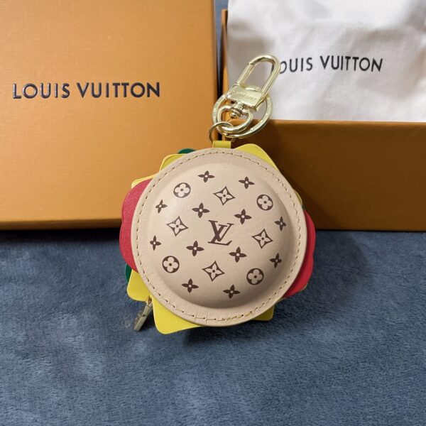 Monogram Burger Bag Charm