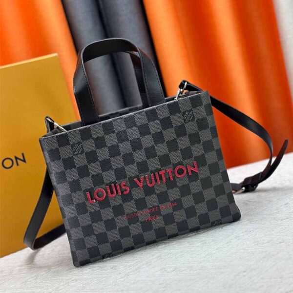 Small Shopper Tote Damier Graphite