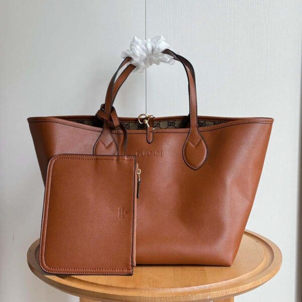 Gucci Totissima large reversible tote bag Brown