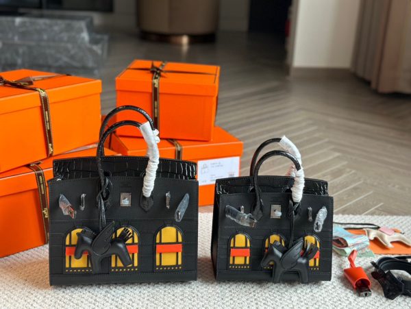 Hermès Sac Faubourg Birkin 20/25 black