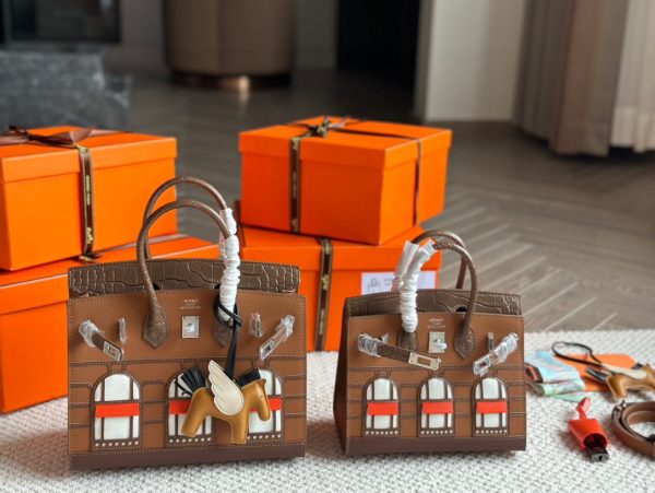 Hermès Sac Faubourg Birkin 20/25 brown
