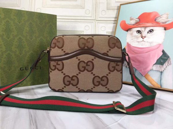 Jumbo GG Messenger Bag brown