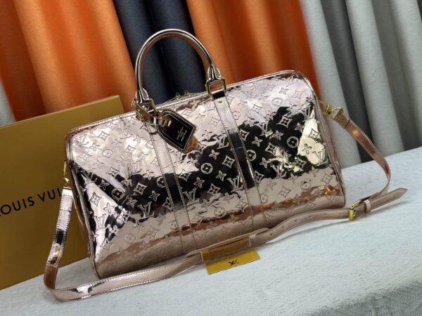 Keepall Bandoulière 45 Ski Series rose gold