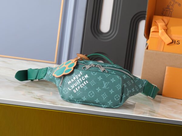 Monogram Heritage Rush Bumbag Green