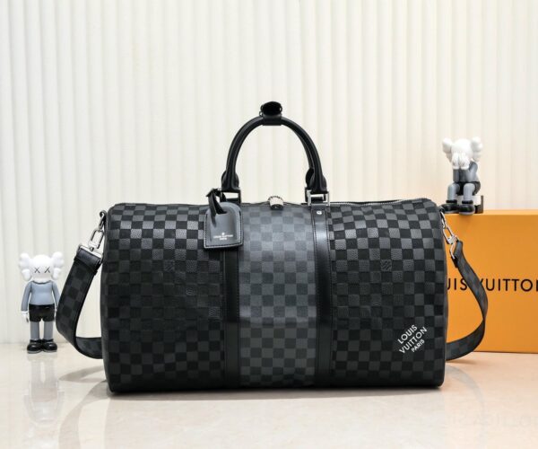 Keepall Bandoulière 50 – Damier Graphite (N40443)