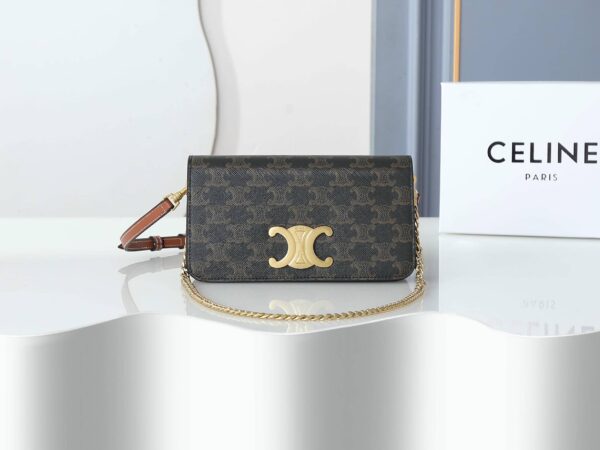 Multipochette In Triomphe Canvas And Calfskin
