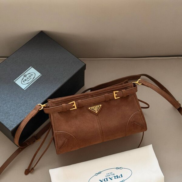 Bonnie small suede shoulder bag