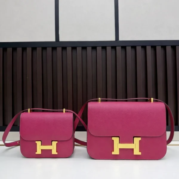 Constance handbag 19/24 rose red