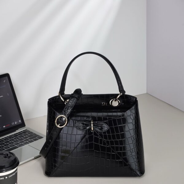 Dr Cigale Bag Croc-effect black