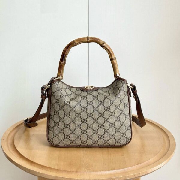 Gucci Diana Small Tote Bag Leather brown