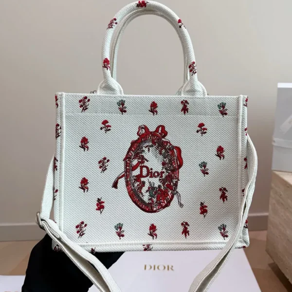 Small Dior Book Tote with Strap M28I 26cm with box
