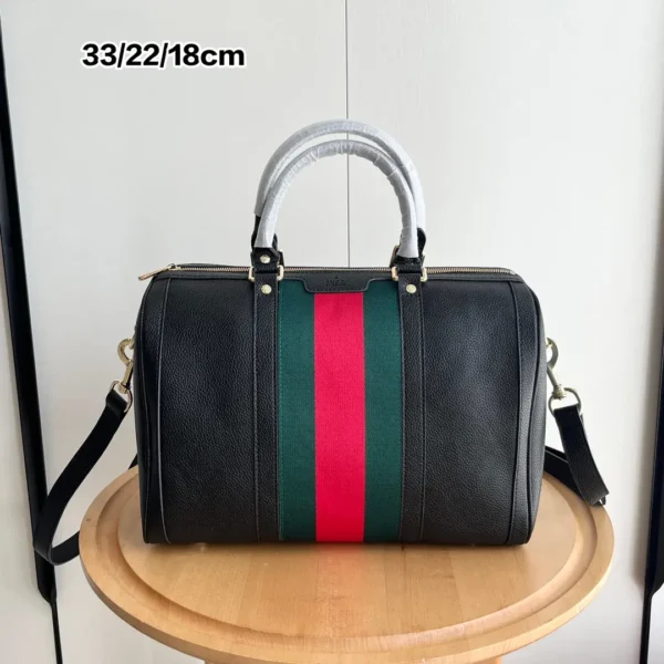 Vintage Web Original GG Boston Bag black