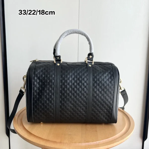 Vintage Web Original GG Boston Bag emb black