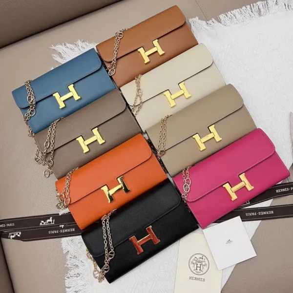 Constance Wallet To Go Palm Grain Gold Hardware