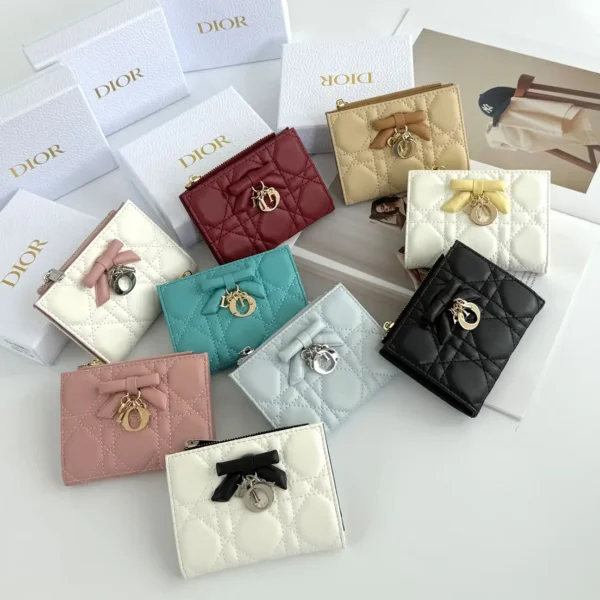 Lady Dior Dahlia Wallet