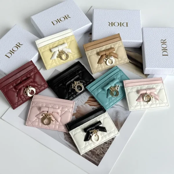 Lady Dior Freesia Card Holder