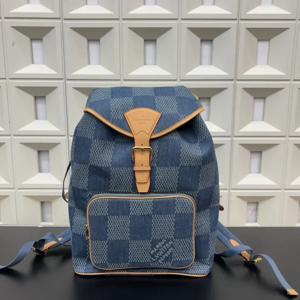 Montsouris Damies Denim 3D Backpack with box
