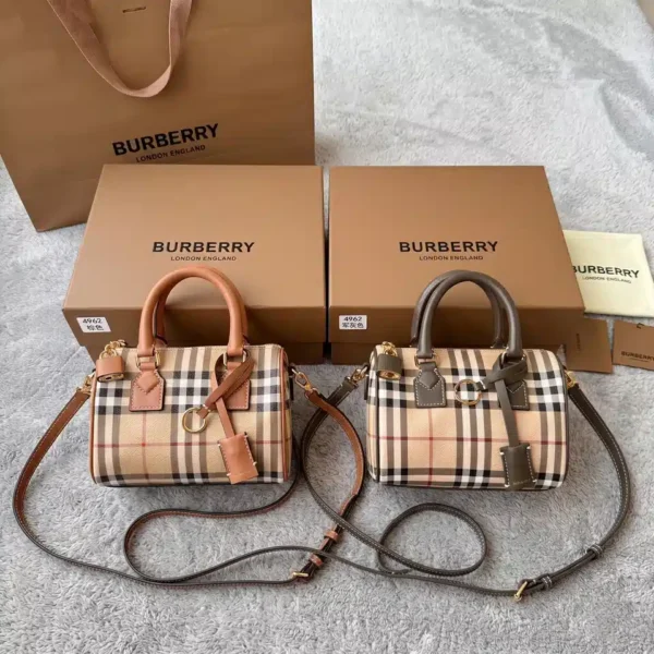 Mini Check Bowling Bag