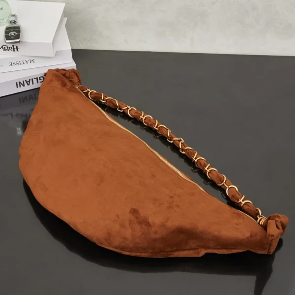 AMALIA hobo in suede Brown