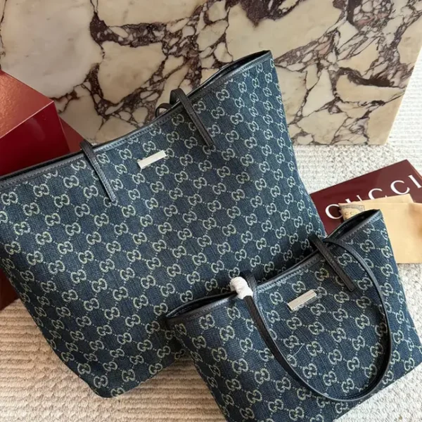 Gucci Tribeca tote bag denim darkblue small/large