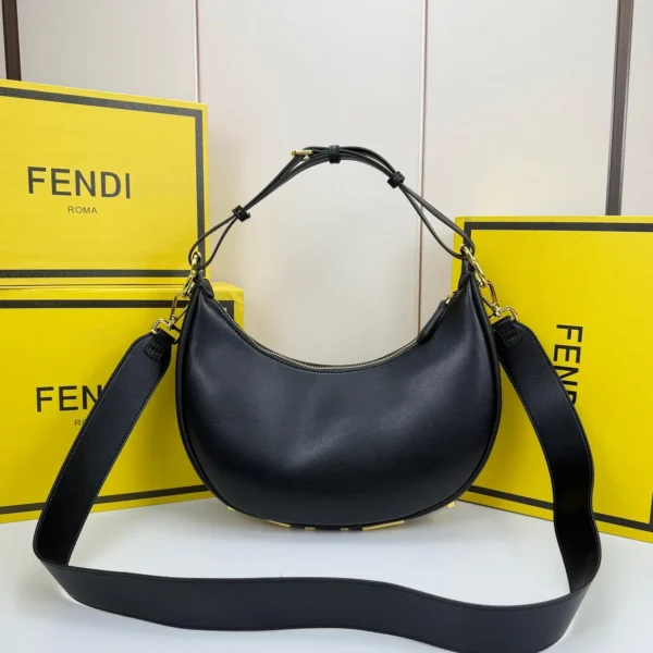 Small Fendigraphy shoulder bag black